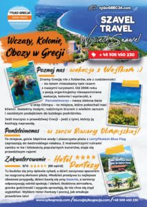 ZAPRASZAMY DO GRECJI / RIWIERA OLIMPIJSKA / PANTELEIMONAS 
TEL: 508 450 230 WOJ...